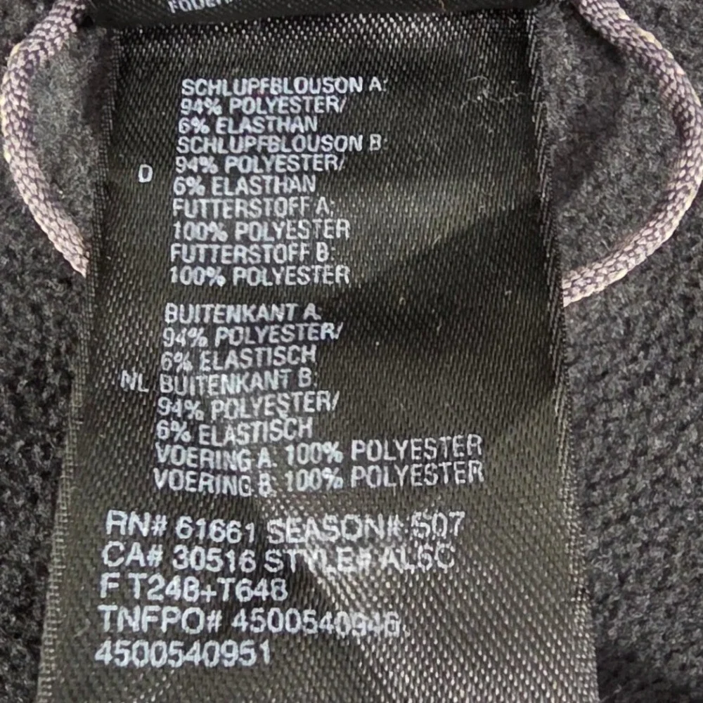 The North Face Mens Apex‎ Bionic Softshell Jacket Black AL6C Size Large